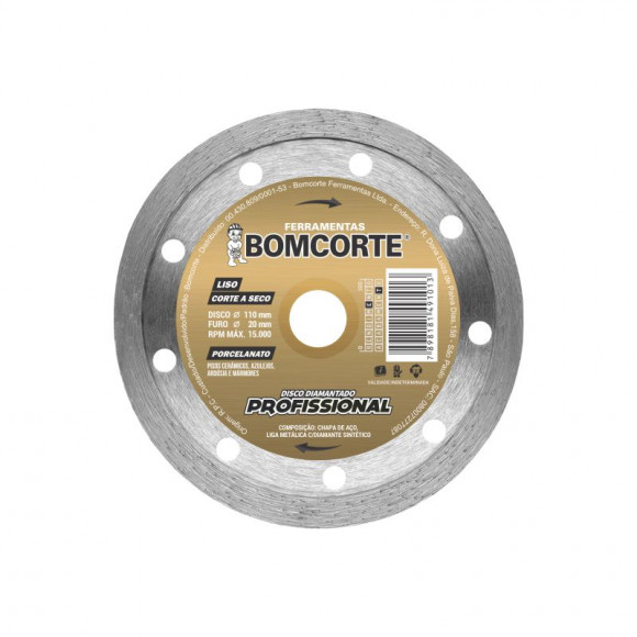 Disco Diamantado Prof Liso Bomcorte         