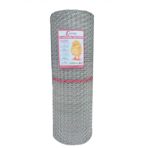 Tela Pinteiro Fio 22 1,50x50 Mt Comep       