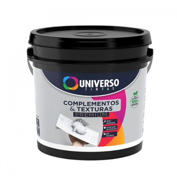 Massa Corrida 25kg Balde Preto Universo                     