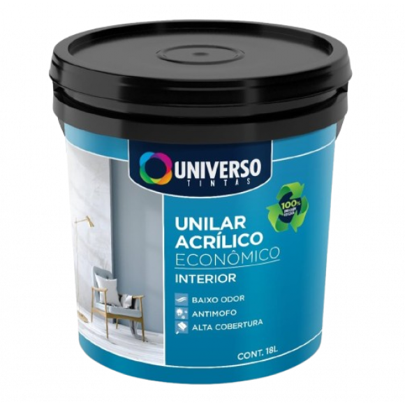 Tinta Unilar Branca 18l Balde Universo            
