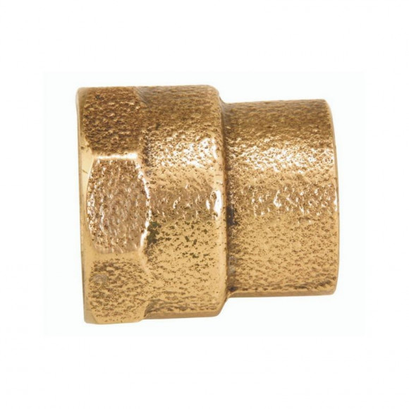Conector Femea 22mm C/anel Cobre Eluma 