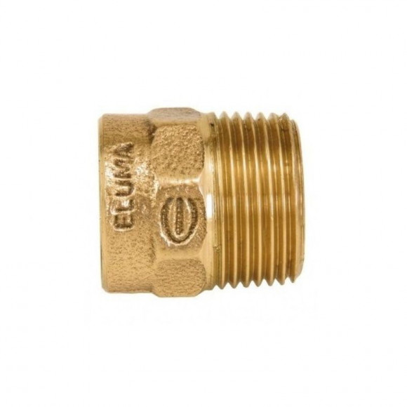 Conector Macho N3 22x3/4 C/anel Branco Eluma