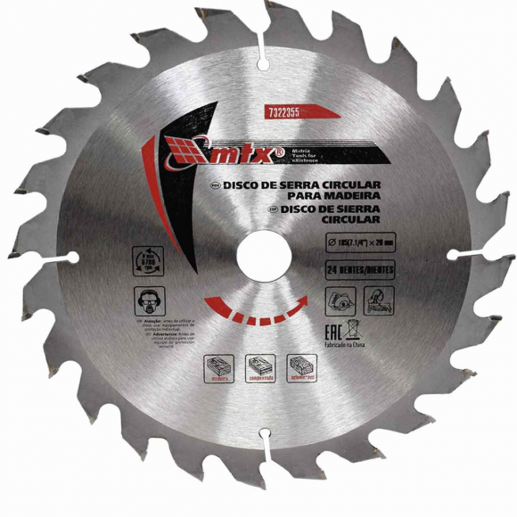 Disco Circular Widea 7.1/4” X 24 d Mtx      