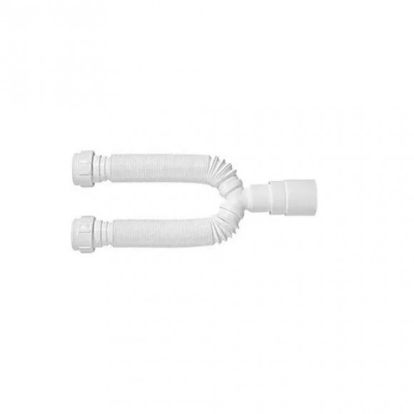 TUBO EXTENSIVEL DUPLO 80 CM BRANCO MULTILIT 