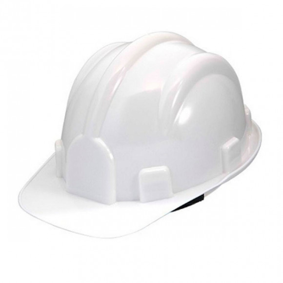 Capacete Seg Plastcor S/jug Branco          