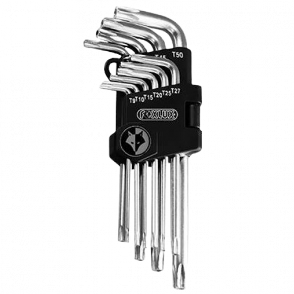 Chave Torx C/guia Crv T10/t50 C/ 9 Pcs Famastil             