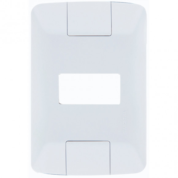 Placa Tramontina 4x2 1p Horiz Br Aria       