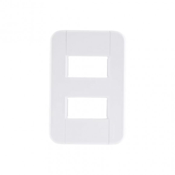 Placa Tramontina 4x2 2p Afast Br Aria       