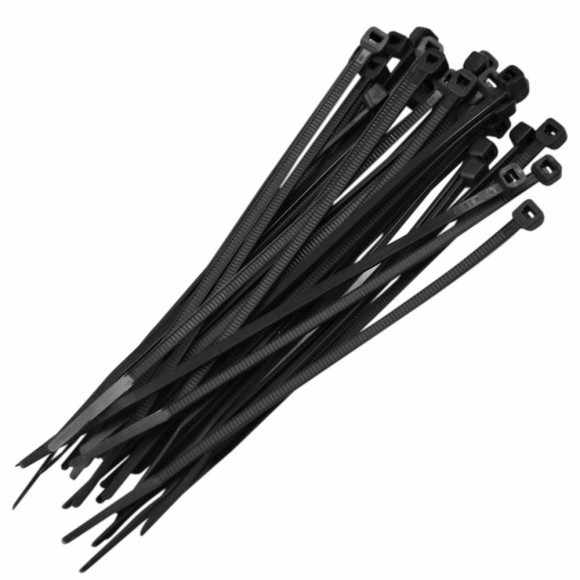 Abracadeira Preta Thompson 3,6x25cmc/100    