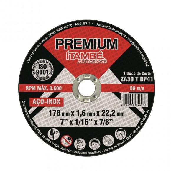 Premium Lineato - 7 X 1,6 Mm X 7/8 Itambe   