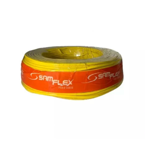 Cabo Flex Samflex 4mm Amarelo               