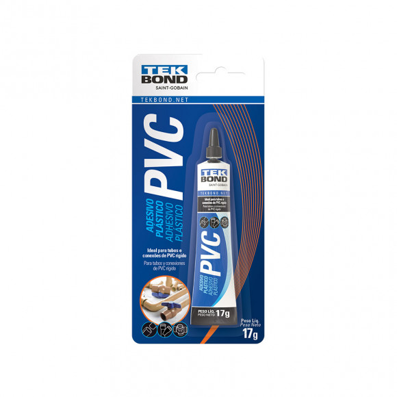 Adesivo Plastico Pvc Tekbond 17g Blister    