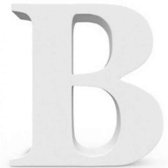 Letra Pvc B 15cm Lorenfer                   
