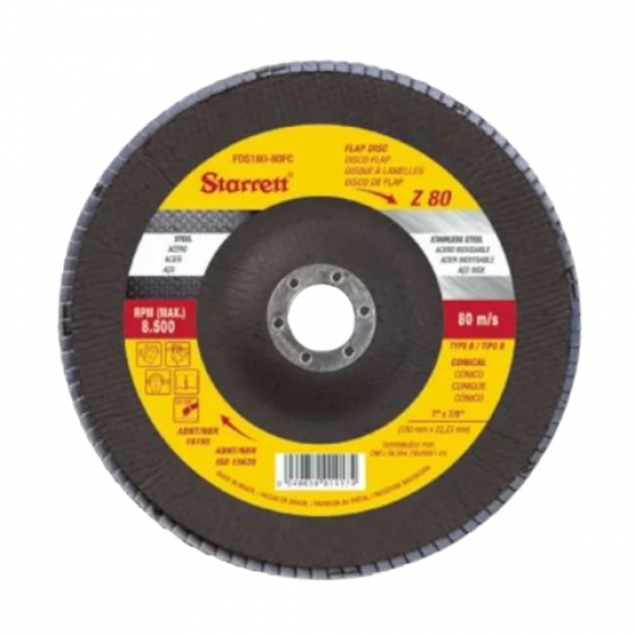 Disco Flap 4 1/2 Grao 40 Starrett                                     