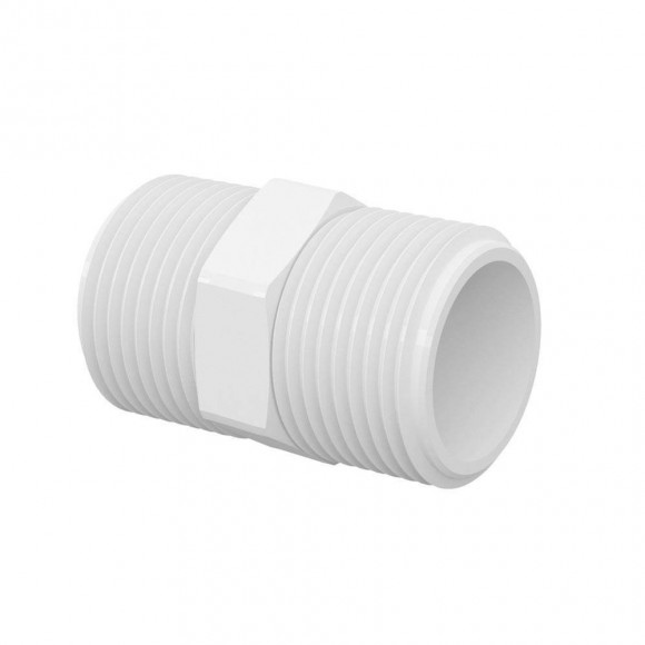 Nipel Rosca 3/4 Branco Multilit              