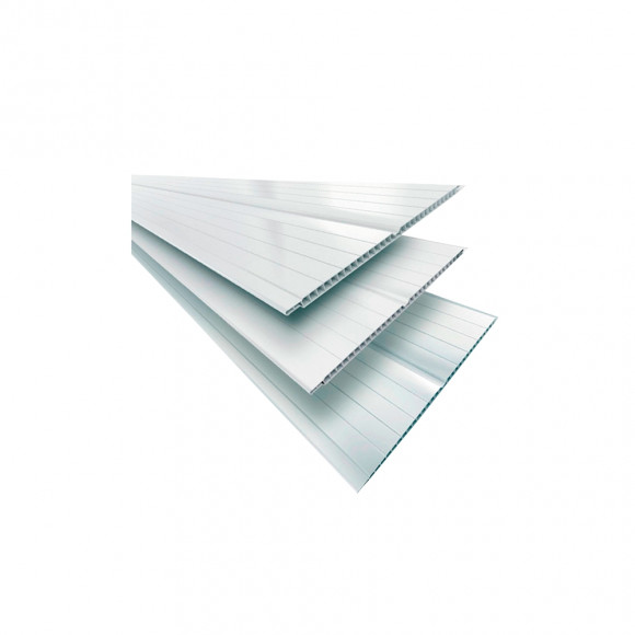 Forro Pvc Branco Gelo 15pc  6mx20mmx7mm Plasflex  