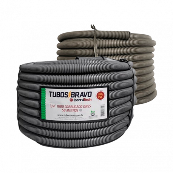 Conduite Flex Pvc Eco 25mmx50m Tubos Bravo  