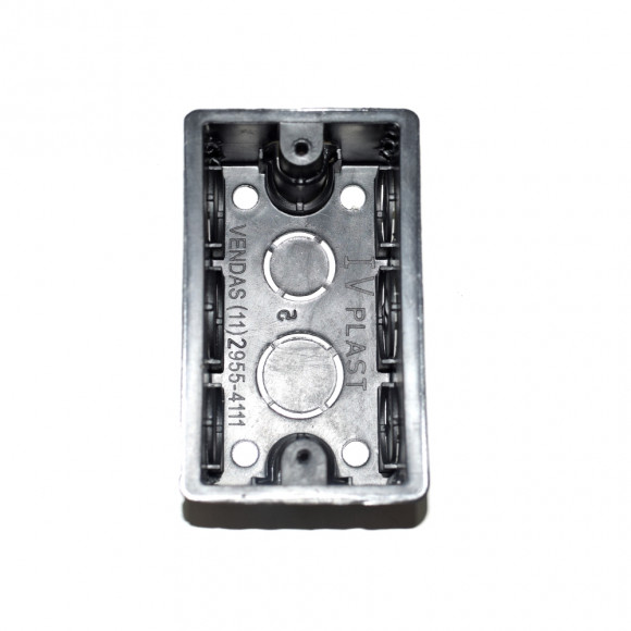 Caixa Luz 2x4 Preta Iv Plast              