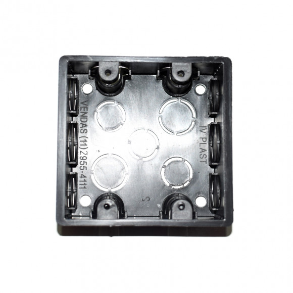 Caixa Luz 4x4 Preta Ivasa                   