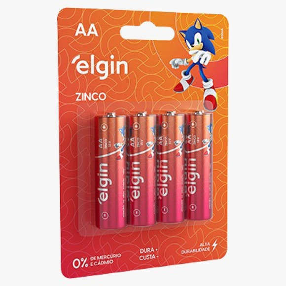 Pilha Elgin Zinco Aa Blister C/ 4           