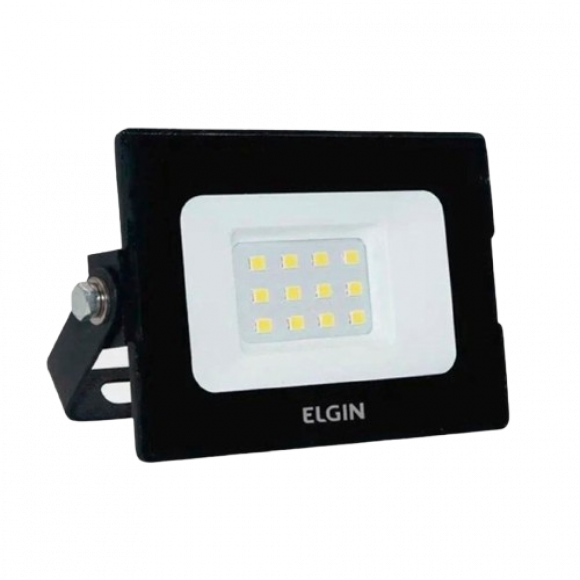 Refletor Led 100w 6500k Preto Elgin                         