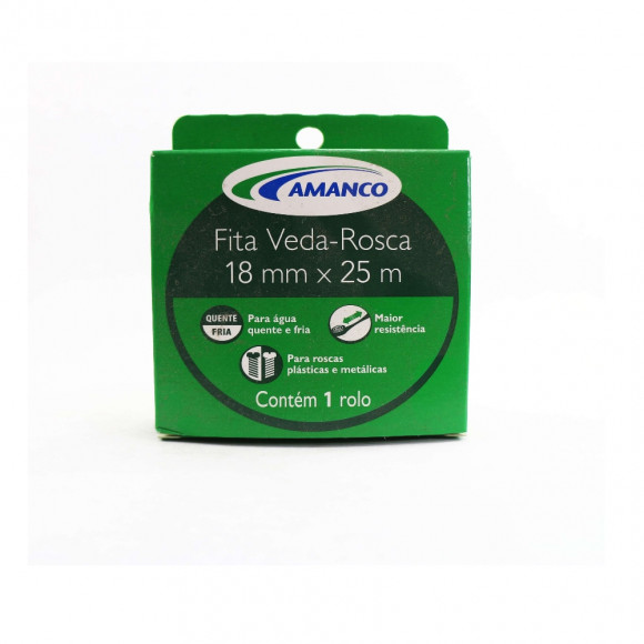 Fita Veda Rosca 18mmx25m Amanco              