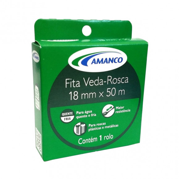 Fita Veda Rosca 18mmx50m Amanco              
