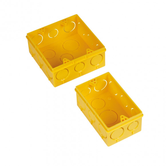 Caixa de Luz 4x4 Amarela Amanco             