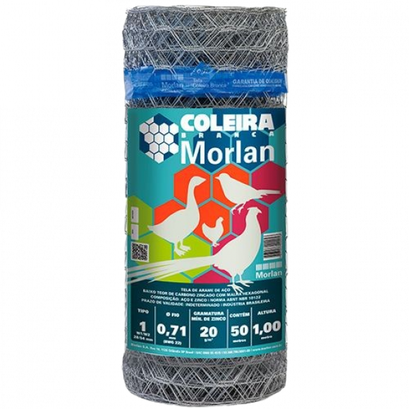 Tela Pinteiro Fio 22 1x1,00m Morlan                         
