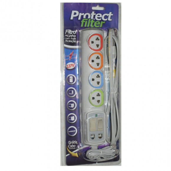Protector Filter Ref 1379 Color Cinza 127v  