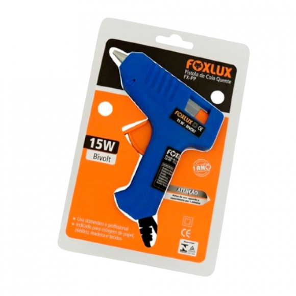 Pistola Cola Quente 15w Bivolt Foxlux                                 