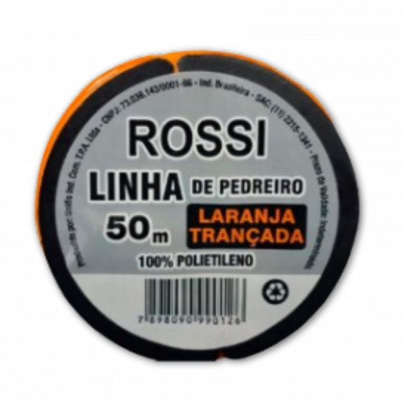 Linha Pedreiro Rossi 50m Laranja Unifio                     