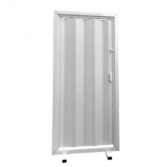 Porta Sanfonada 60 Cm Branco Plasflex       