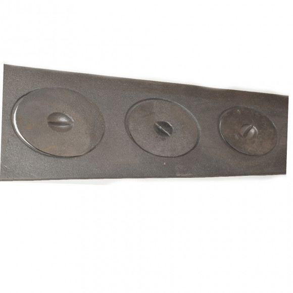 Chapa Fogao 87cm 4 Furos C/tampa            