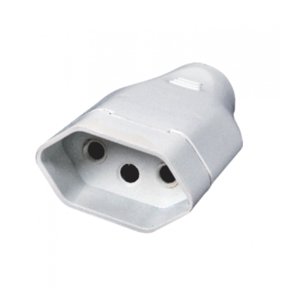 Pino Femea F.c 2p+t 10a 250v Br             