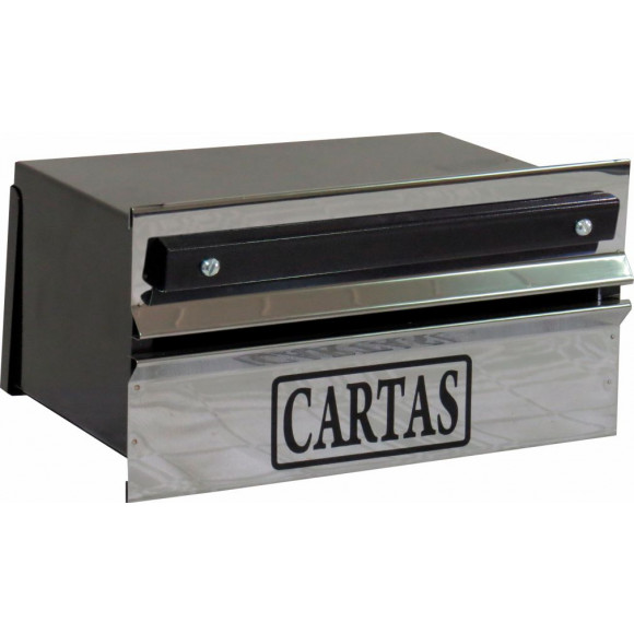 Caixa Correio Popular Inox 15x23x11 Grade Ouro de Minas     