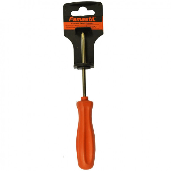 Chave de Fenda Cruzada 3/16x3 - Auto Servic 