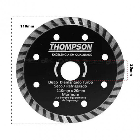 Disco Diamantado Thompson Turbo             