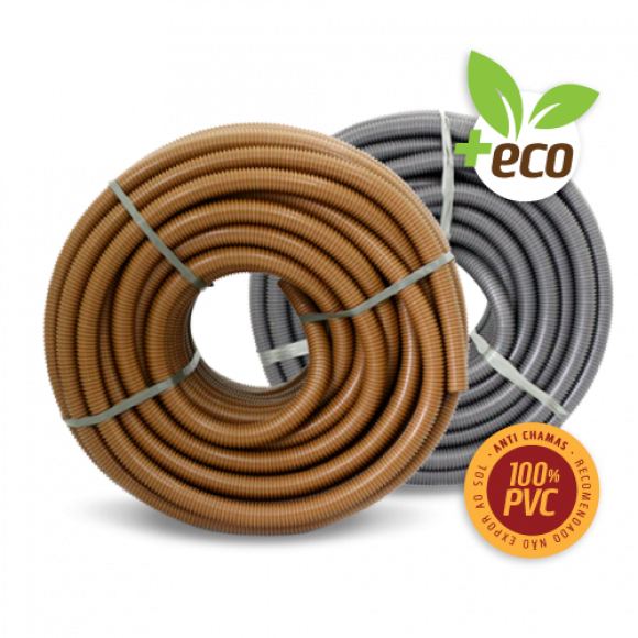 Conduite Flex Pvc Eco 32mmx25m Tubos Bravo  