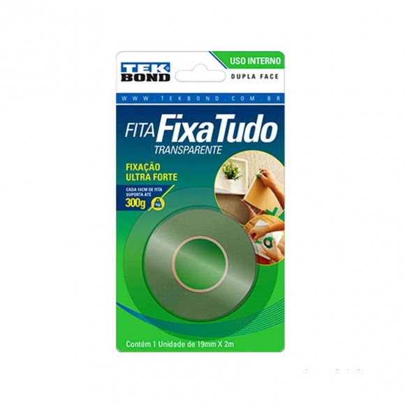 Fita  Dupla Face Tekbond Int 19mmx2m        