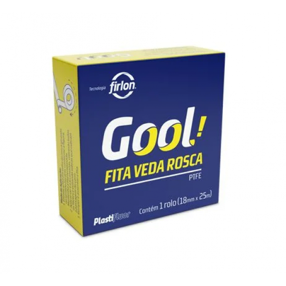 Fita Veda Rosca Gool 18mmx25m Firlon        
