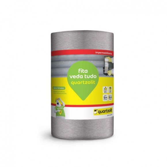 Fita Veda Tudo Autoadesiva 30x10 Quartzolit 