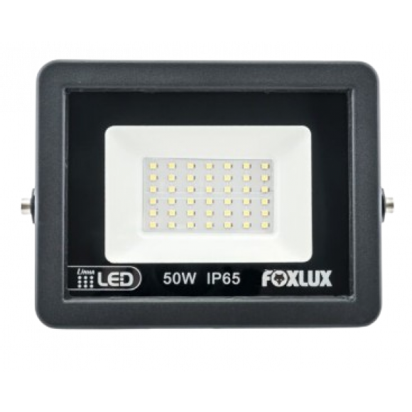 Refletor Led 100w 6500k Preto Bivolt Foxlux                           
