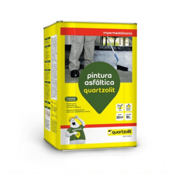 Pintura Asfaltica 18l Quartzolit            
