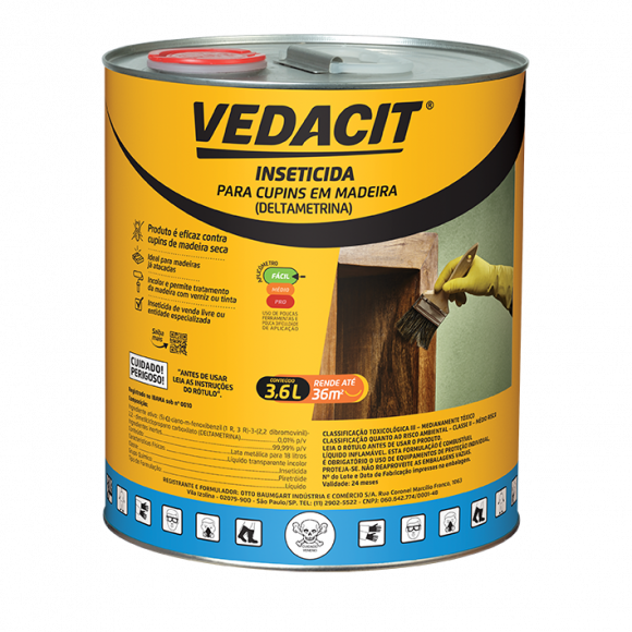 Inseticida Para Cupim Galão 3,6L Vedacit       