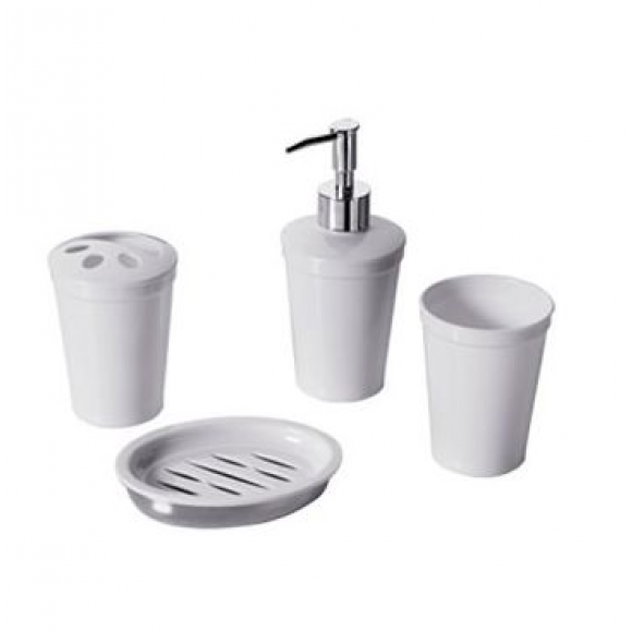 Kit Ban C/4 Pc Branco Artplas               
