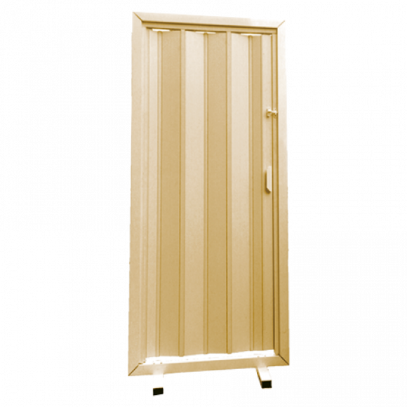 Porta Sanfonada 60 Cm Bege Plasflex         