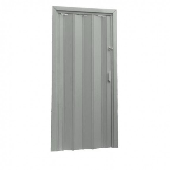 Porta Sanfonada 60 Cm Cinza Sanifix         