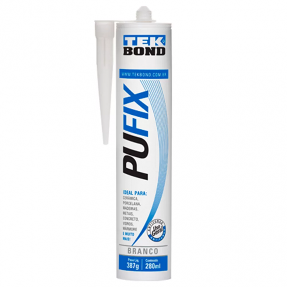 Pu Fix Tekbond Cartucho Branco 387g         