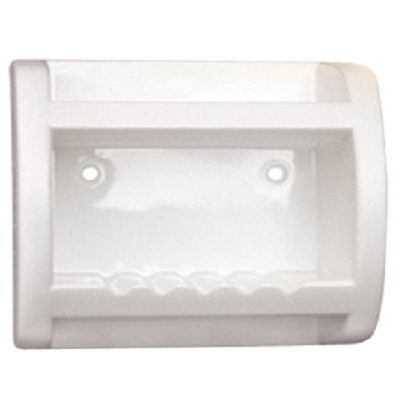 Saboneteira Sobrepor Cinza Real Artplas     